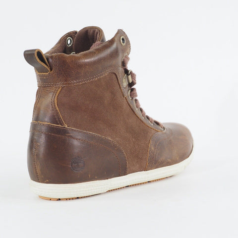 Womens Timberland Ballard Hiker Lift 8334R Leather Brown Lace Up Chukka Boots