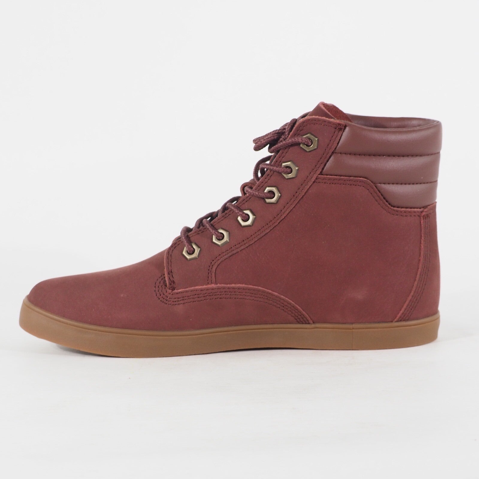 Womens Timberland Dausette A1ZX4 Burgundy Leather Lace Casual Walking Boots