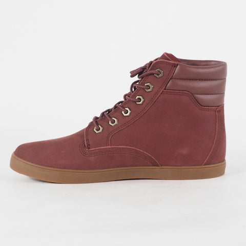 Womens Timberland Dausette A1ZX4 Burgundy Leather Lace Casual Walking Boots