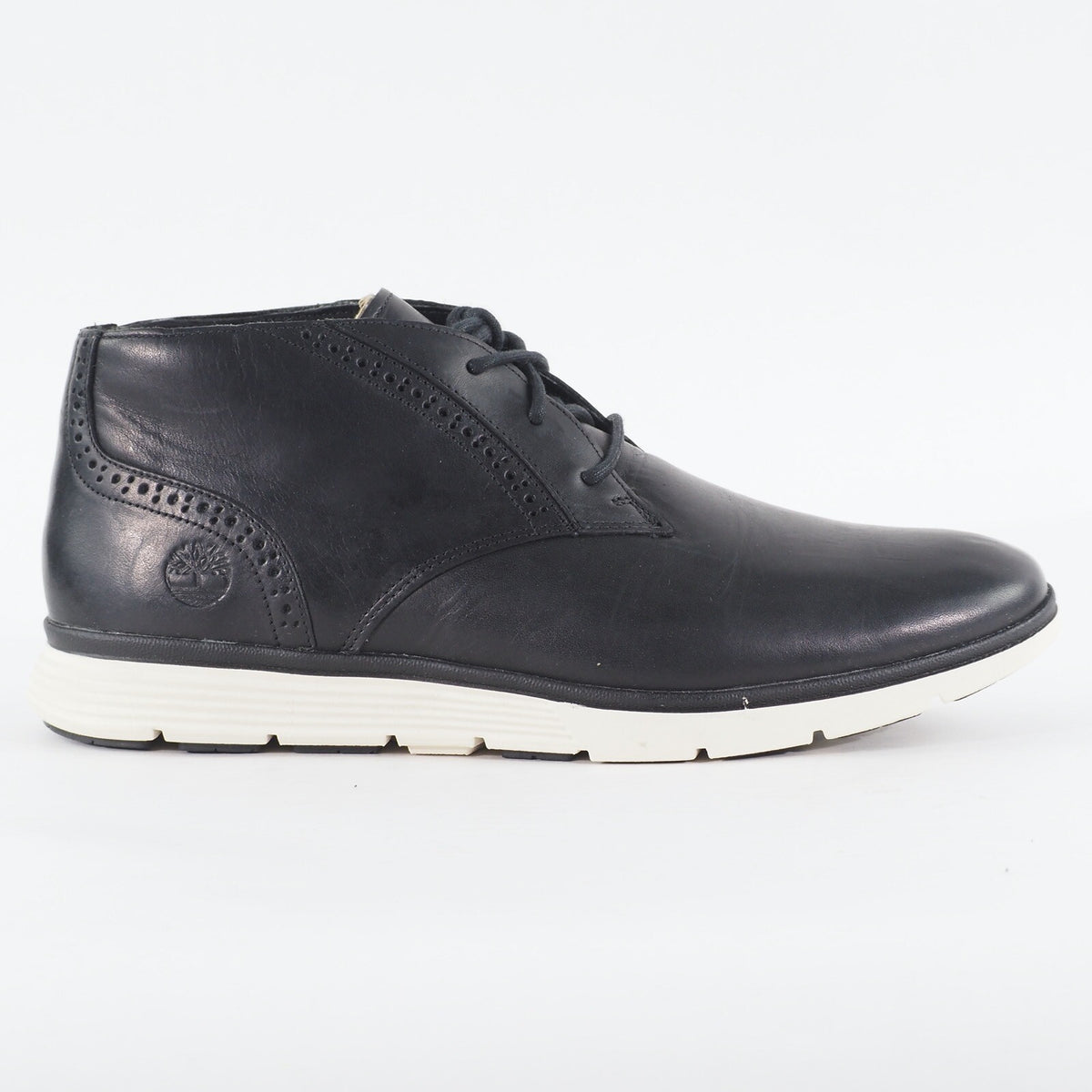 Mens Timberland Franklin Park Chukka A1L7H Black Leather Lace Up Casual Boots