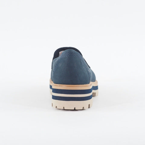 Womens Timberland London Square A2AJS Navy Blue Nubuck Slip On Casual Shoes