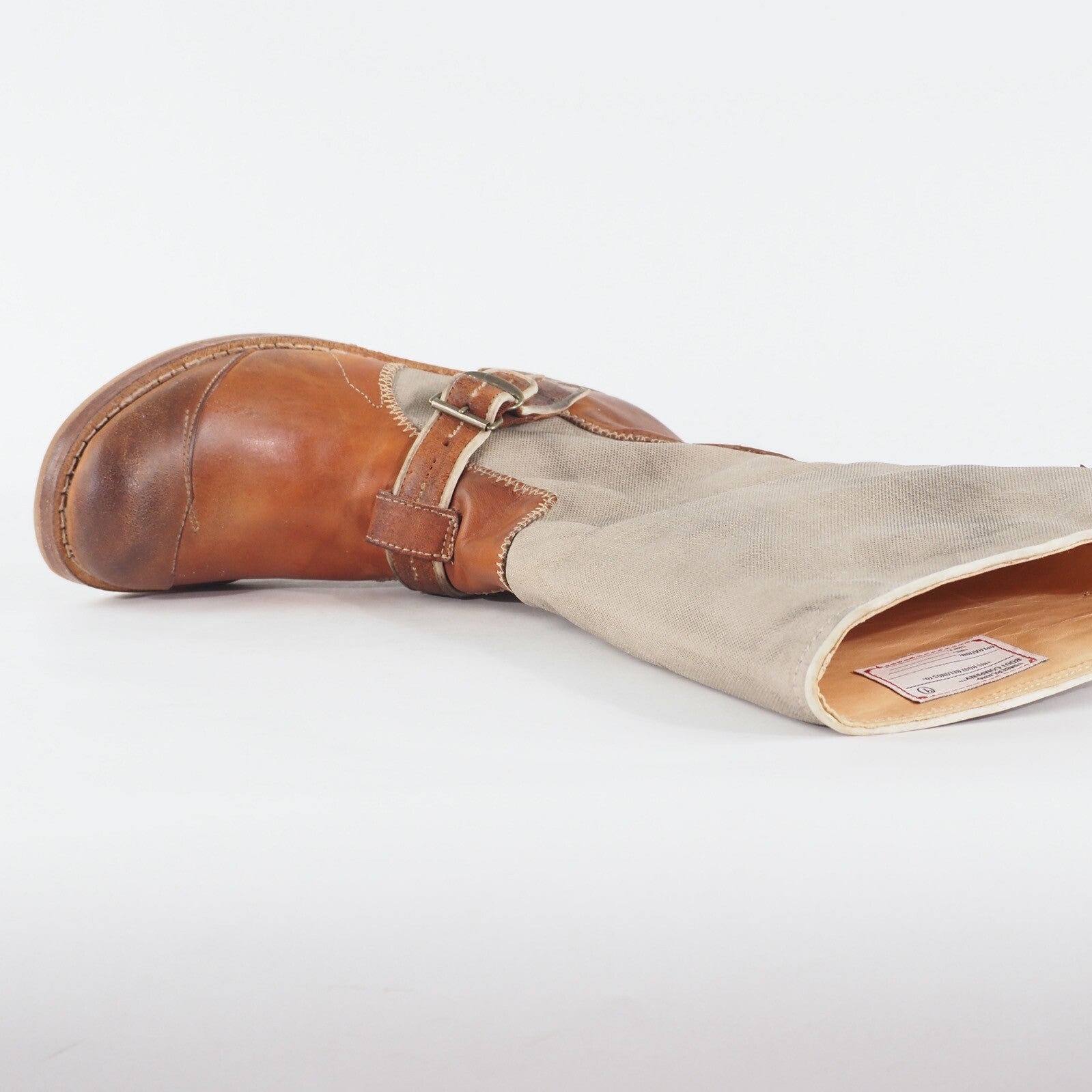 Womens Timberland Lucille 67622 Tan Leather Pull On Casual Tall Ladies Boots