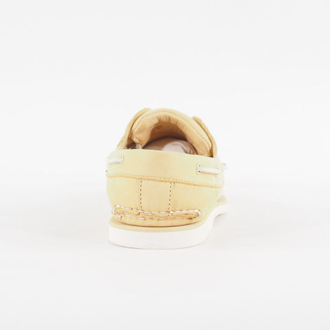 Mens Timberland Classic 2 Eye A1LKO Light Yellow Leather Lace Casual Boat Shoes