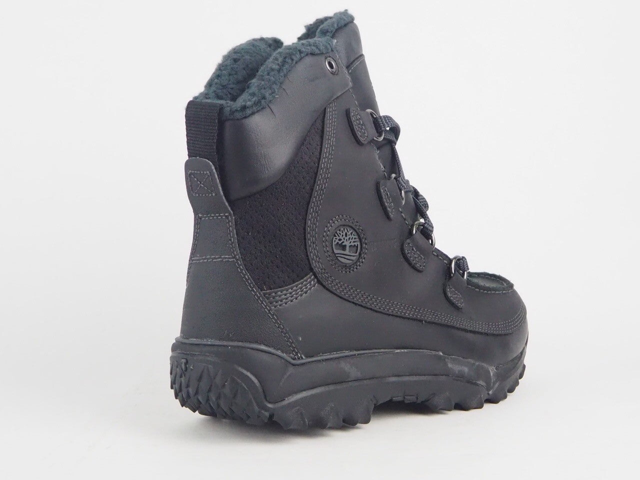 Junior Timberland ChillbregHP WP A137G Leather Cotton In Lace Up Walking Boots