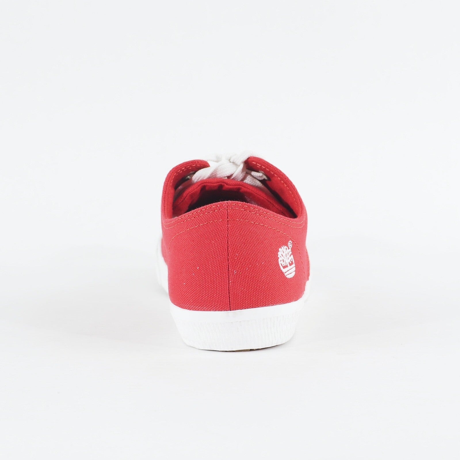 Mens Timberland Hookset 4 Eyed 9321B Canvas Bright Red Lace Up Casual Shoes