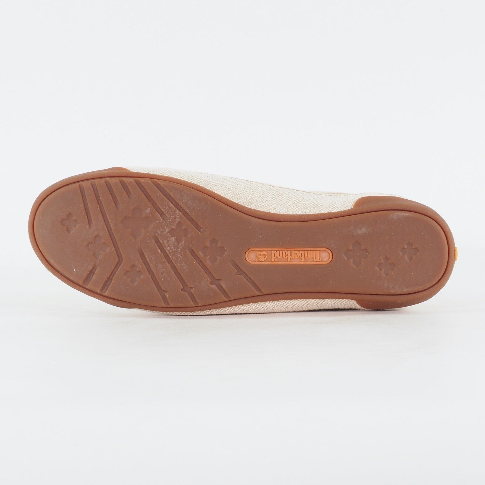 Womens Timberland EK Northport 3963R Light Beige Canvas Lace Up Low Casual Shoes