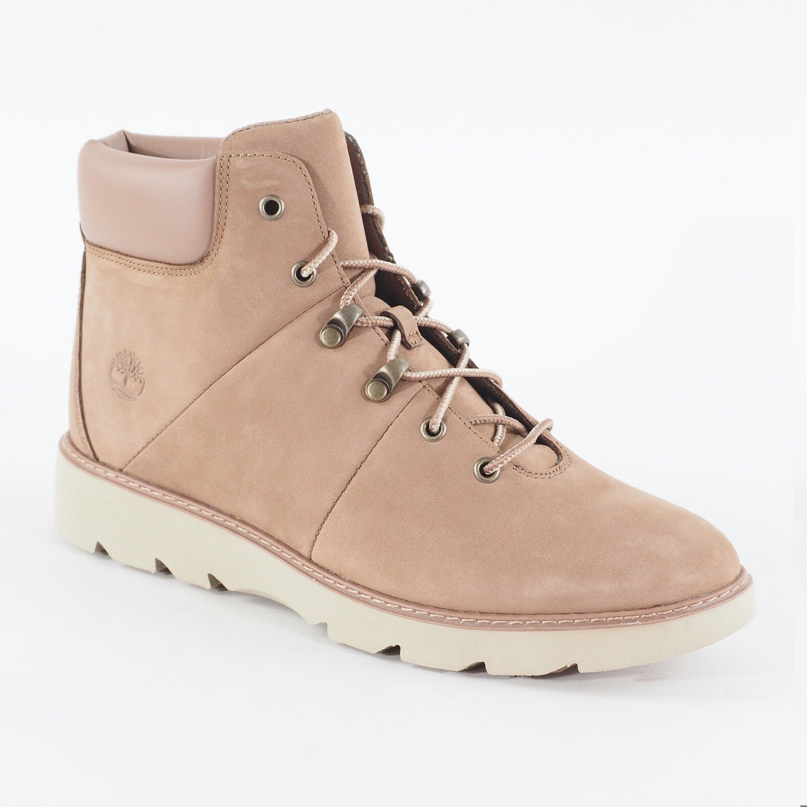 Womens Timberland Keeley Field Mid Hiker A264M Light Brown Nubuck Leather Boots