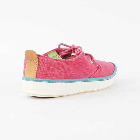 Womens Timberland EK Hookset Oxford 8964R Magenta Canvas Lace Up Casual Shoes