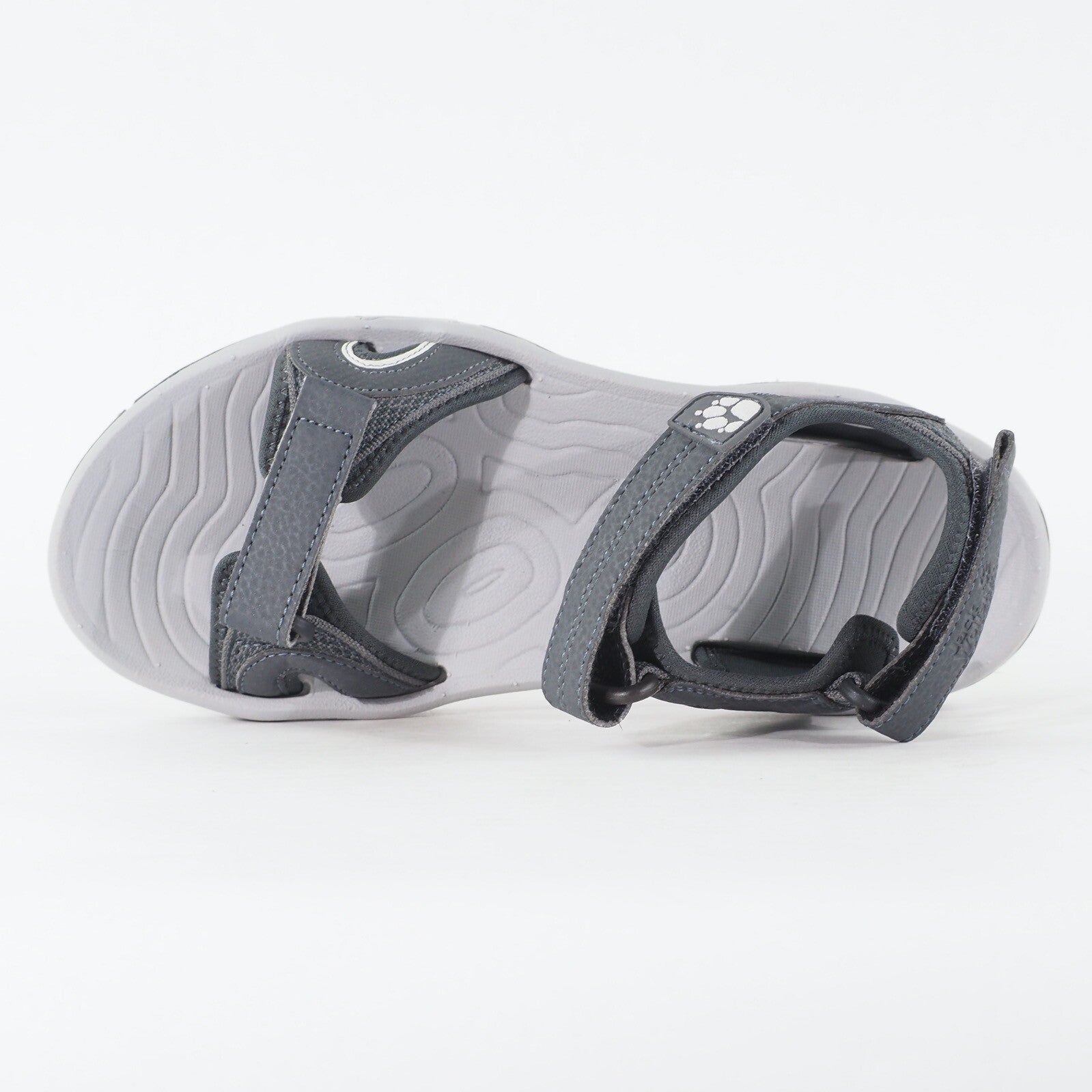 Womens Jack Wolfskin Lakewood Cruise 17EB004848 Grey Strap Casual Sandals