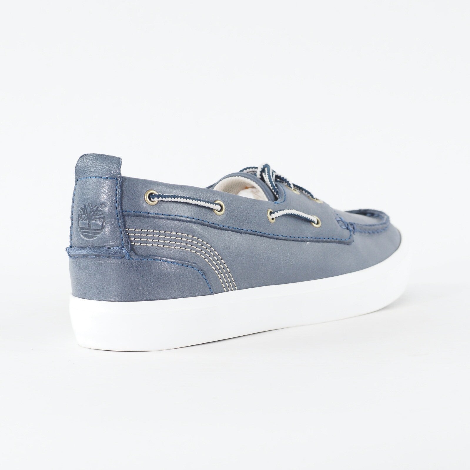 Womens Timberland Earthkeepers Brattleboro Boat A15TR Blue Leather Casual Shoes