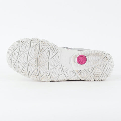 Womens Timberland Wake 58600 Grey Mauve Fabric Lace Up Casual Trainer Shoes