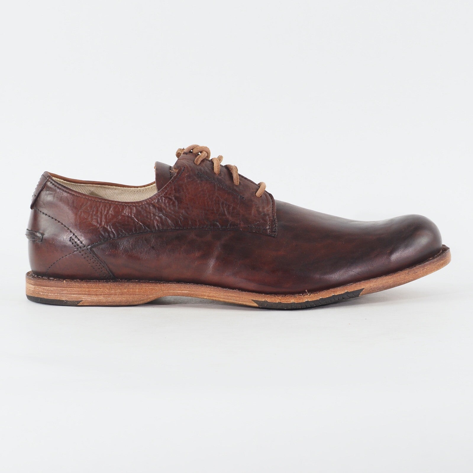 Mens Timberland CNT PNE PTO 89547 Dark Brown Leather Lace Up Low Formal Shoes