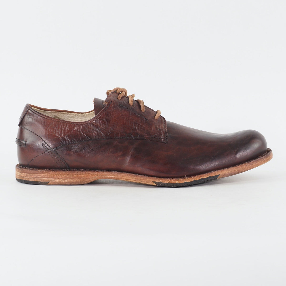 Mens Timberland CNT PNE PTO 89547 Dark Brown Leather Lace Up Low Formal Shoes