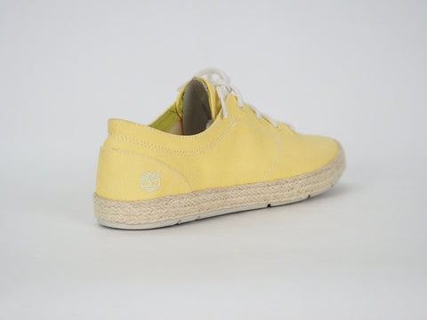 Womens Timberland Cascobay Juteox A1FXB Yellow Light Casual Lace Up Low Trainers