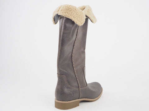 Womens Timberland Shoreham Fold Down 25670 Brown Leather Tall Boots