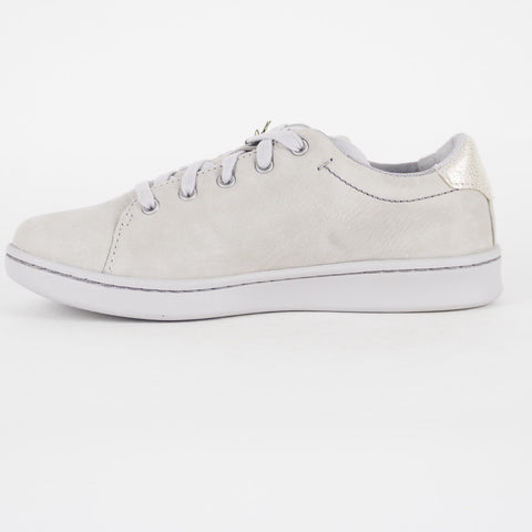 Womens Timberland Dashiell Oxford A17RW Sleet Grey Leather Casual Trainers 