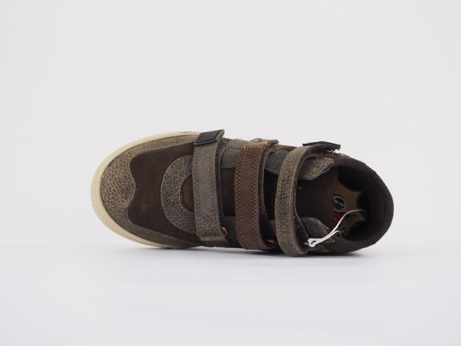 Boys Timberland Knights 30736 Dark Brown Leather Casual Kids Shoes Chukka Boots