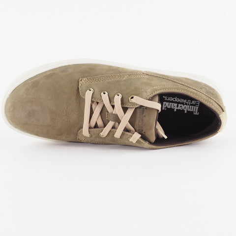 Mens Timberland EK Groveton OX 6762B Grey Leather Lace Up Casual Walking Shoes