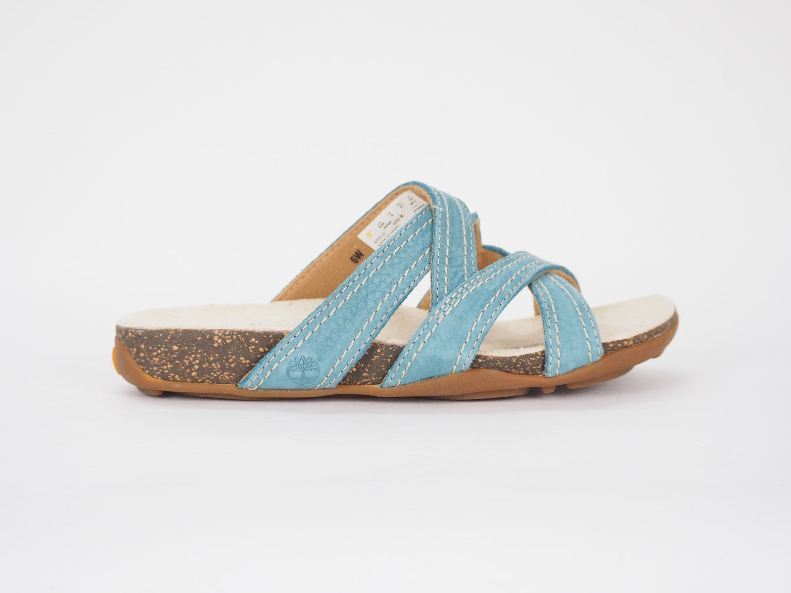 Womens Timberland EK Brestsndl 3859R Blue Leather Casual Summer Strappy Sliders