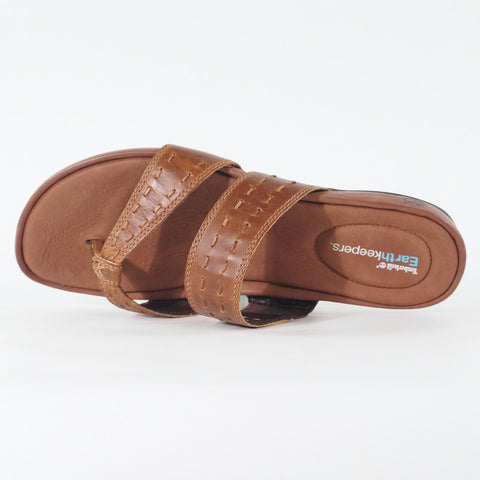 Womens Timberland Pleasant Bay Thong 25633 Medium Brown Leather Casual Sandals
