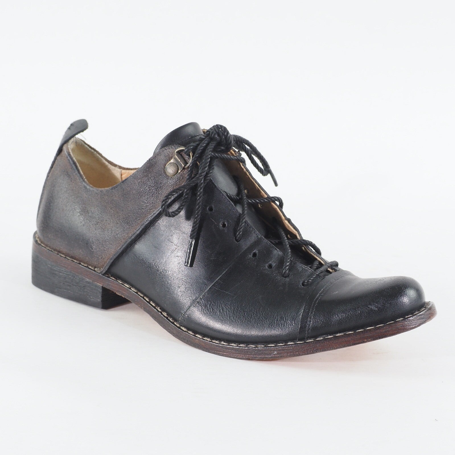 Womens Timberland Gavie Oxford 67604 Noir Black Leather Lace Up Smart Shoes