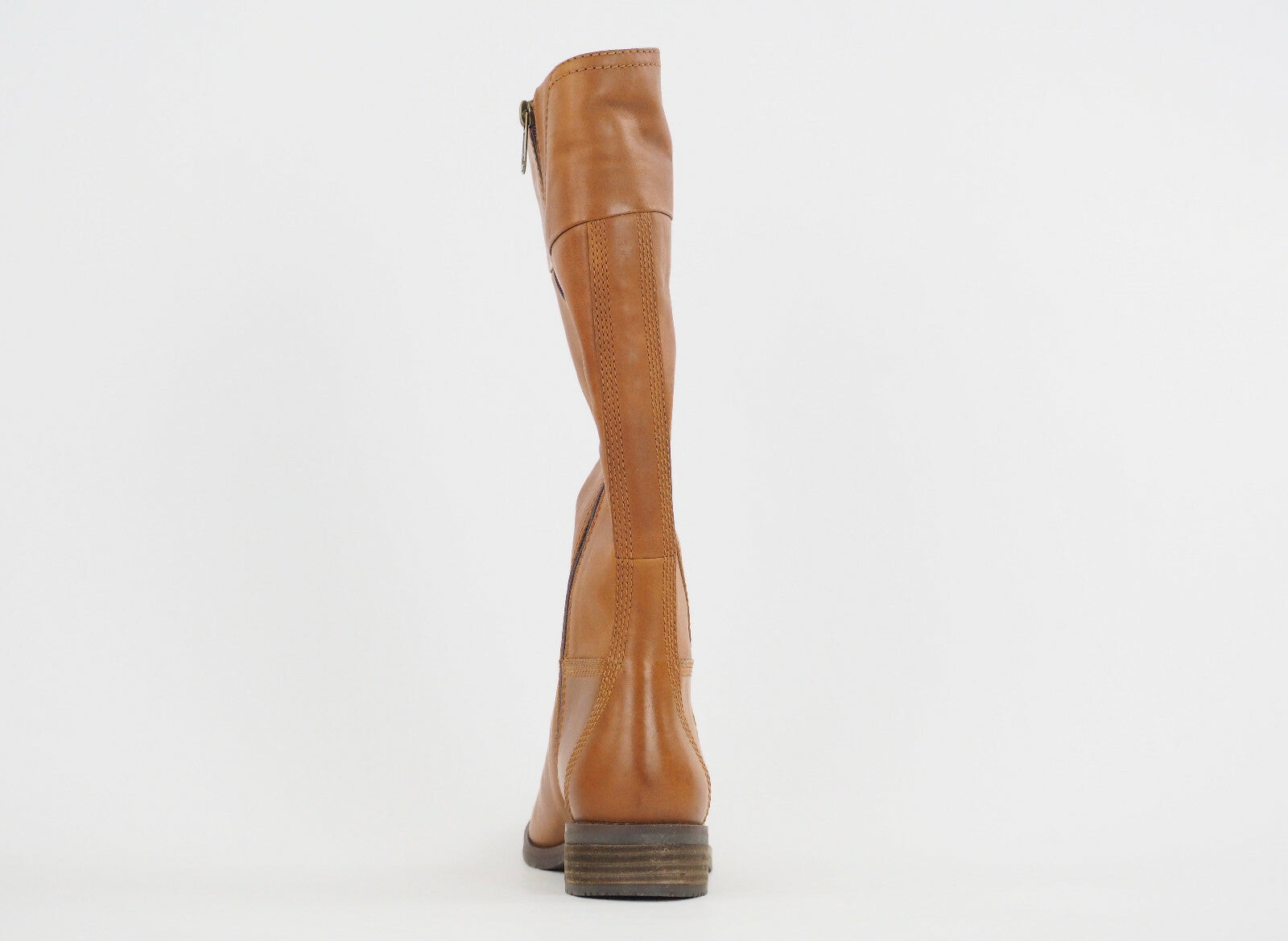 Womens Timberland Venice Park A1IZ7 Brown Leather Zip Up Casual Tall Boots