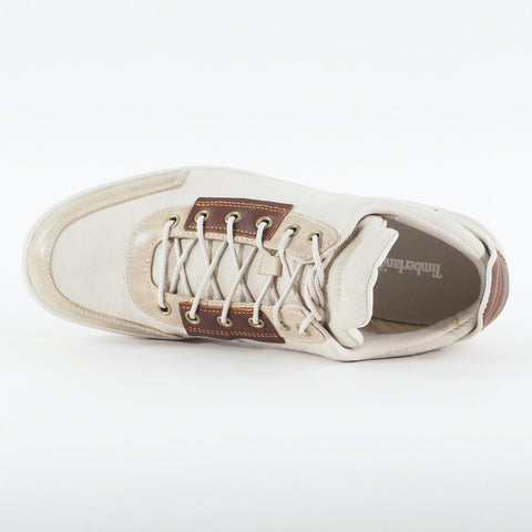 Mens Timberland Amherst Chukka A1A77 Light Grey Canvas High Top Casual Shoes