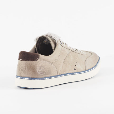 Mens Timberland EK Hudston OX 9647A Grey Leather Casual Lace Up Walking Shoes