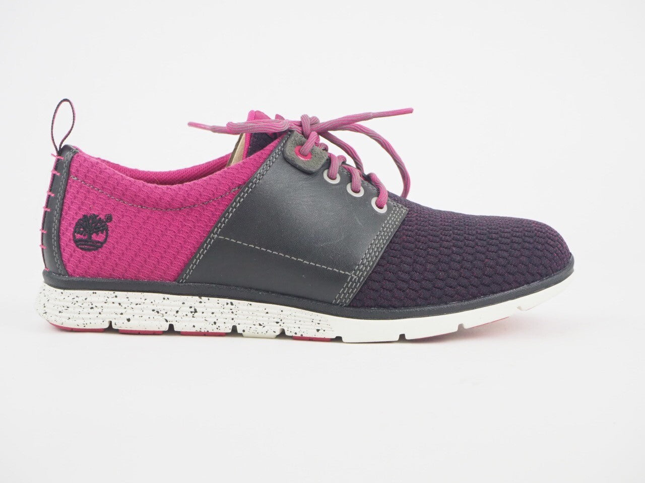 Womens Timberland Killington Oxford A15QB Grey Pink Textile Leather Trainers