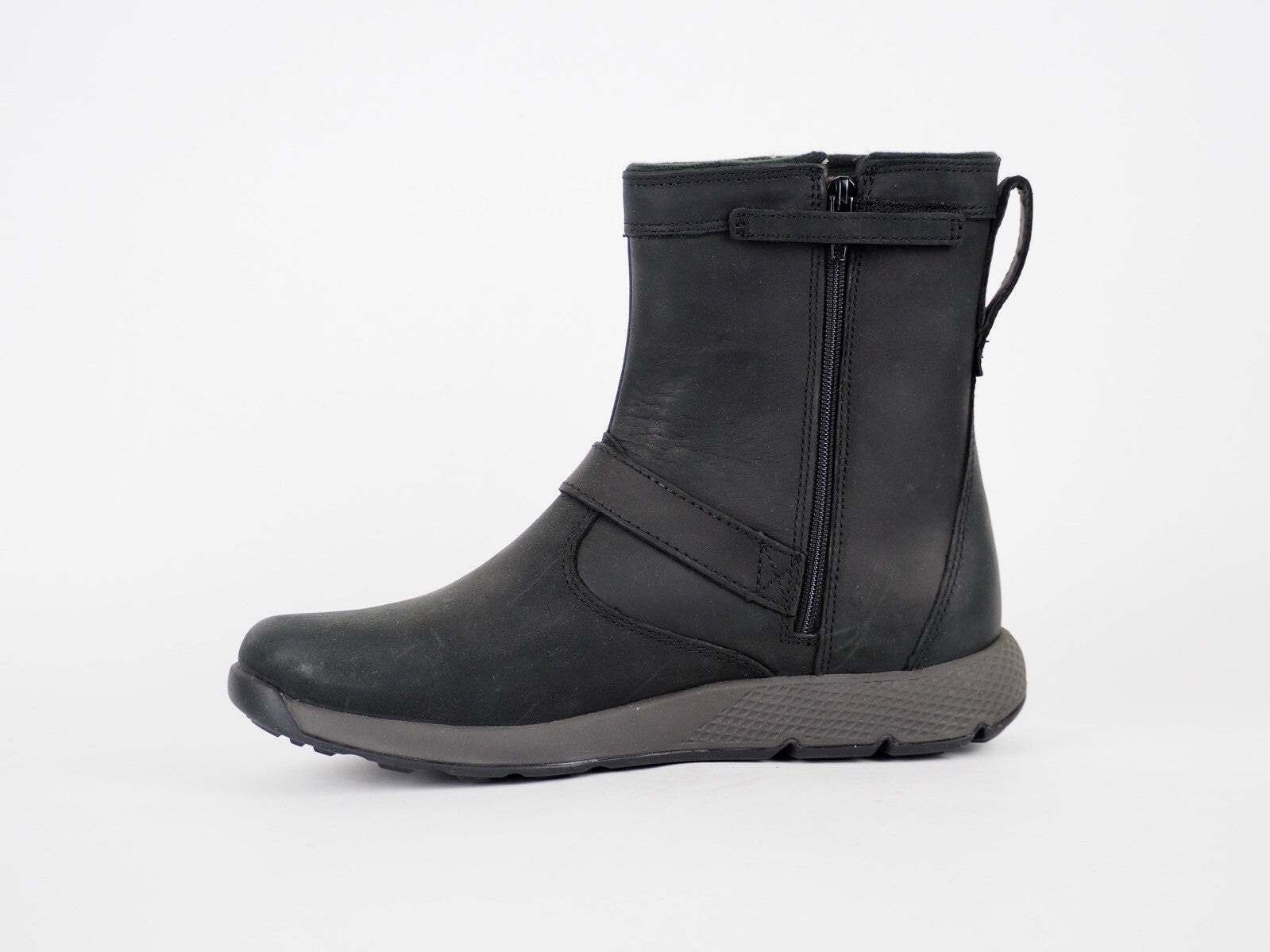 Juniors Timberland Earthkeepers A1VMM Black Leather Casual Juniors Winter Boots