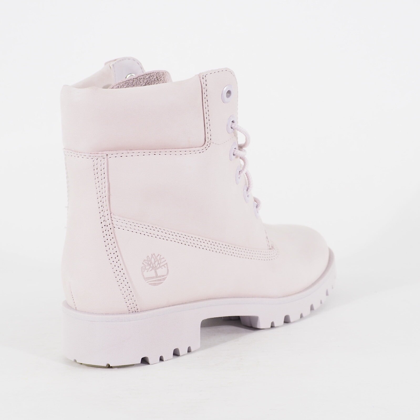 Womens Timberland 6 Inch Classic Lite A1X4T Purple Leather Lace Up Walking Boots