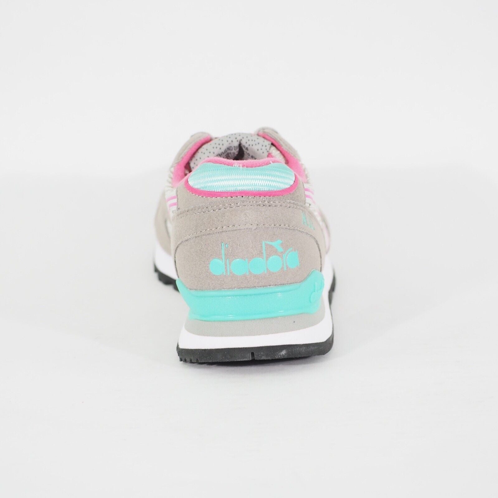 Womens Diadora 90248 Grey Textile Casual Lace Up Running Walking Ladies Trainers