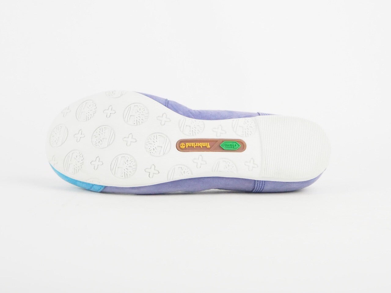 Womens Timberland Ellsworth Toe Cap Ballerina Blue Purple Leather Ladies Shoes