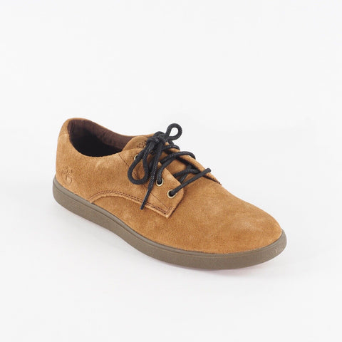 Mens Timberland Hilburn OX 9640A Brown Casual Leather Lace Comfort Walking Shoes