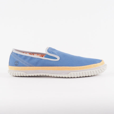 Mens Timberland Classic Earthkeepers 9447B Blue Fabric Slip On Walking Shoes