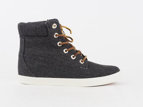 Womens Timberland Earthkeepers 8400B Black Casual Shoes Lace Up Chukka Boots