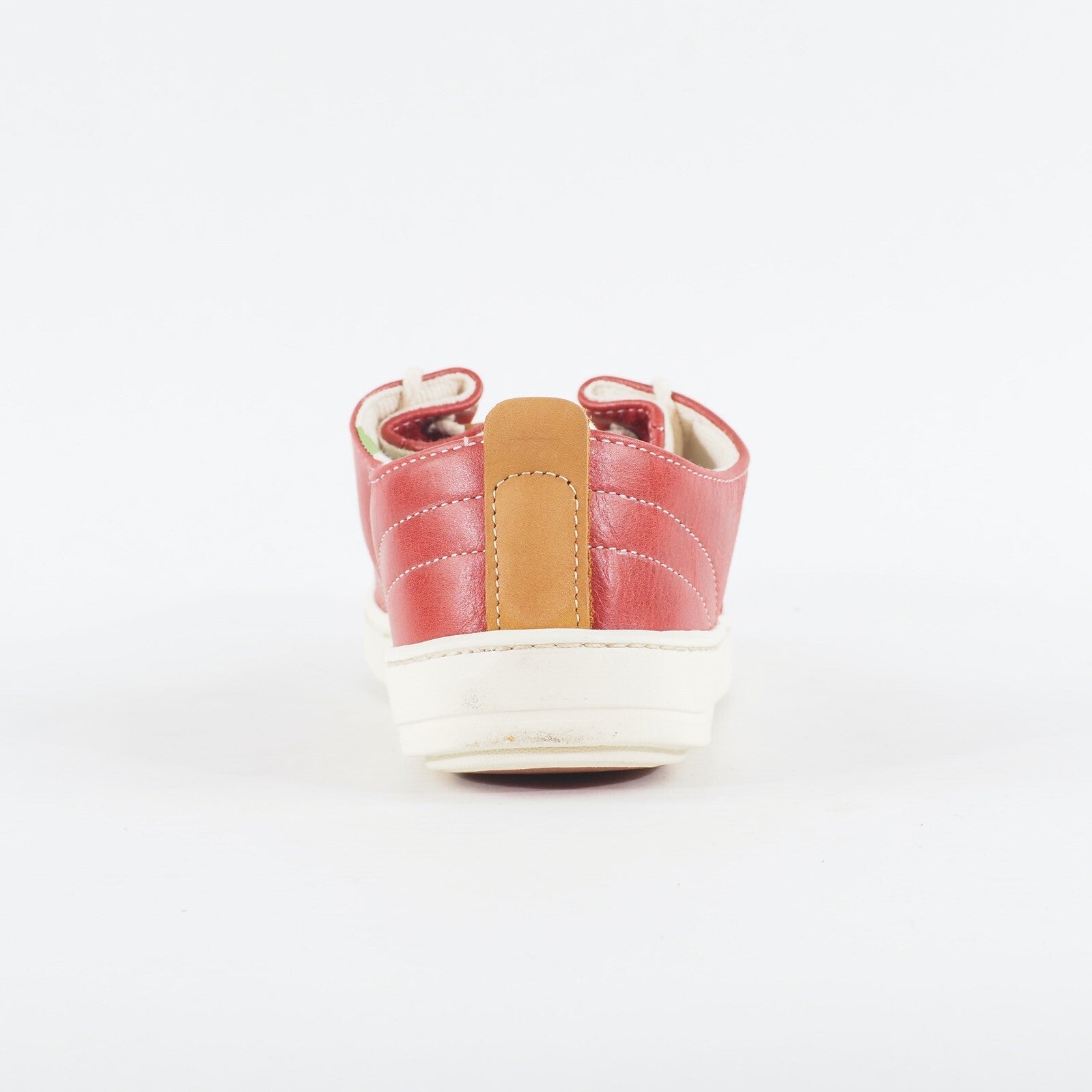 Mens Timberland Hookset Handcrafted Oxford 9345B Red Leather Lace Casual Shoes