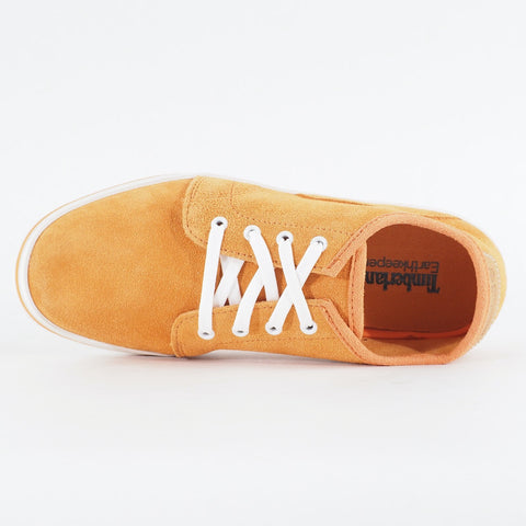 Mens Timberland EK Casco Bay 9103B Orange Leather Lace Up Casual Shoes