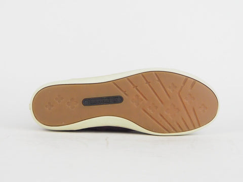 Womens Timberland Ek Northport 8525A Burgundy Leather Lace Up Chukka Boots