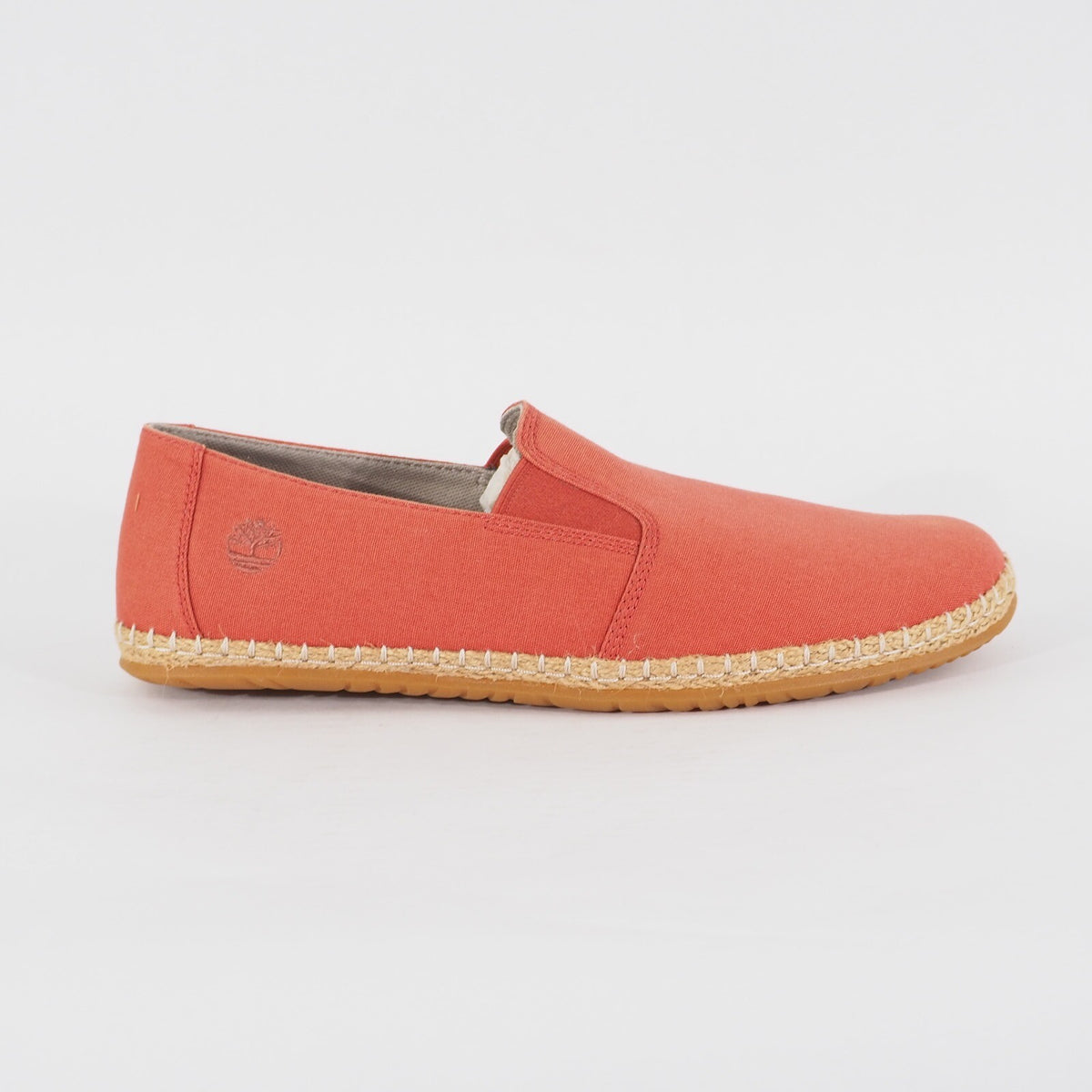 Mens Timberland Surf Edge Sym 0A233K Orange Textile Slip On Casual Walking Shoes