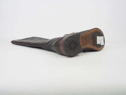 Womens Timberland Lucille 20645 Leather Dark Brown Ladies Half Zip On Side Boots