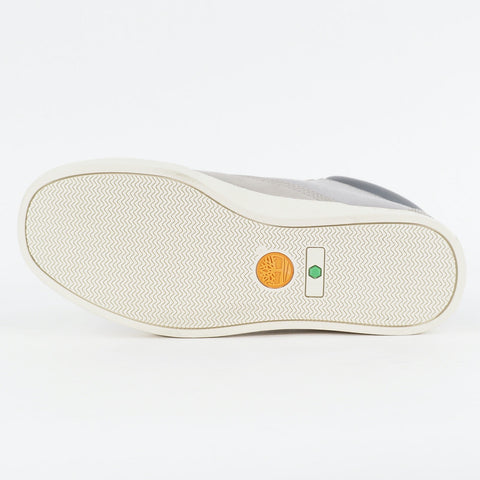 Mens Timberland Dauset Chukka A1HGO Grey Leather Canvas Lace Up Chukka Boots