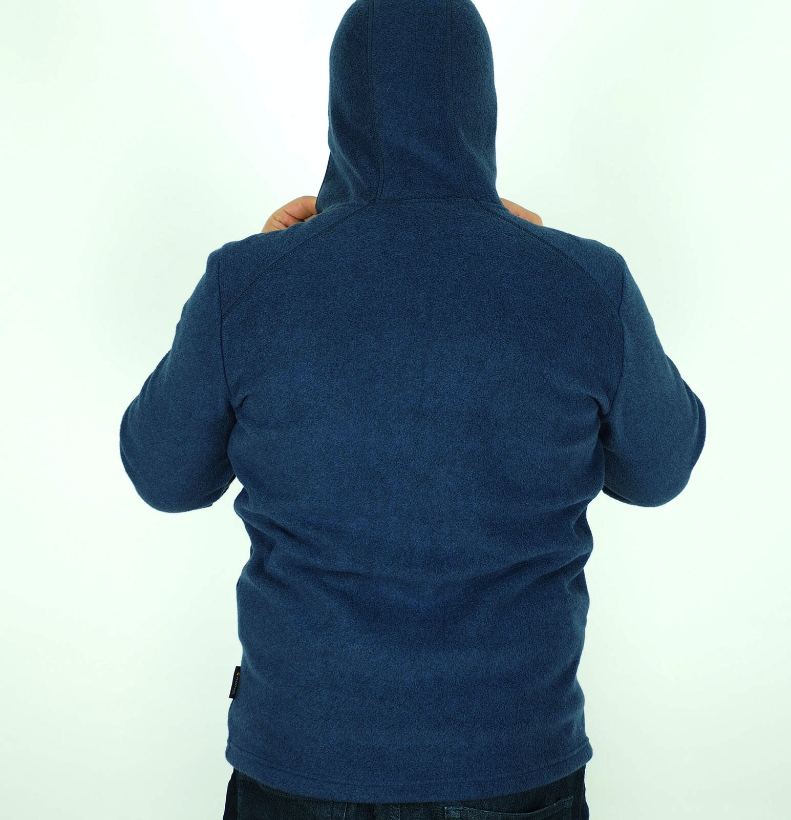 Mens Jack Wolfskin Vitage Sky 1707971 Night Blue Zip Up Warm Breathable Hoodie