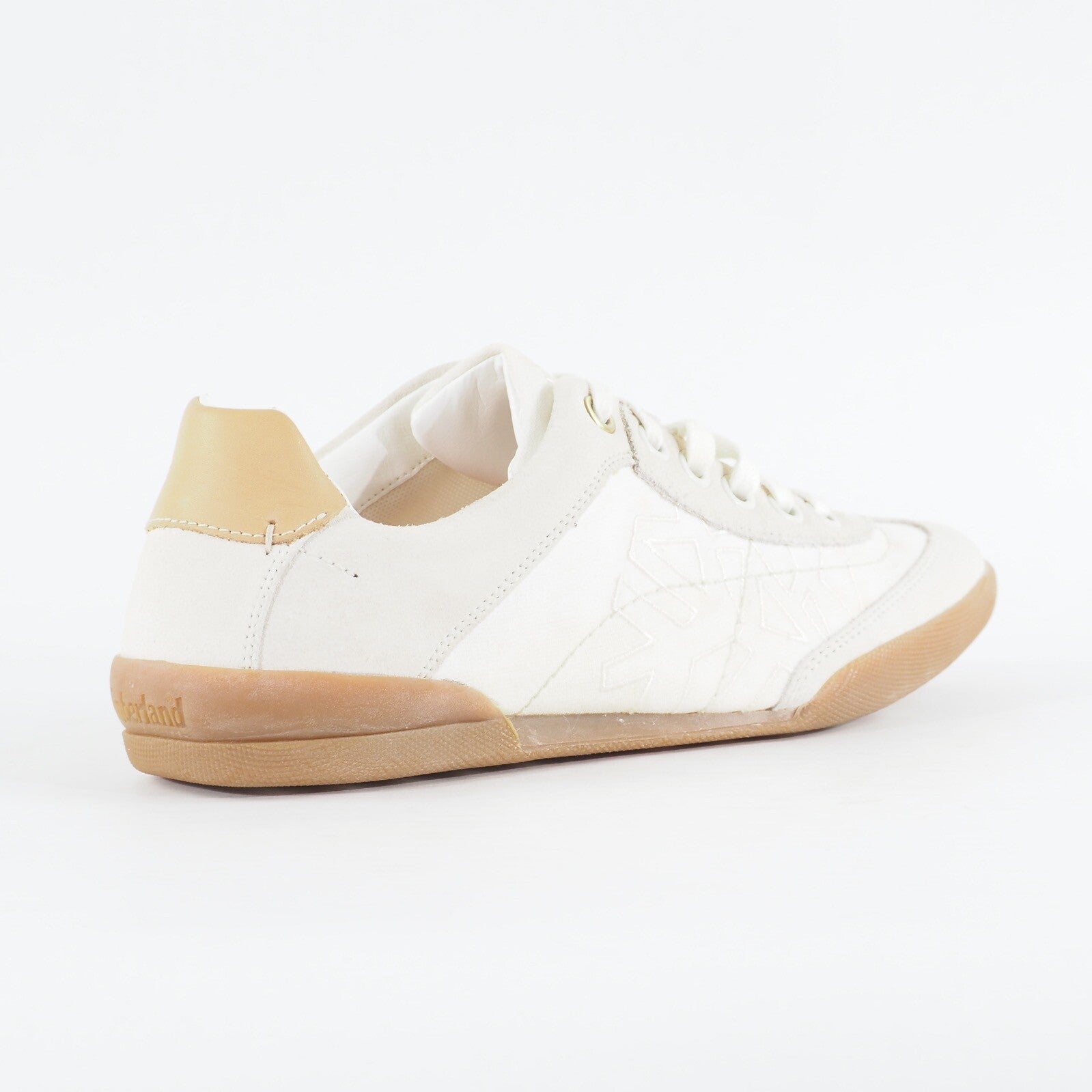 Mens Timberland City Adventure 65181 White Canvas Lace Up Casual Low Shoes