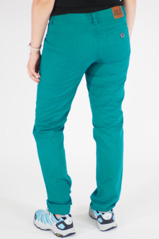 Womens Jack Wolfskin Victoria 1502951 Green Lake Warm Windproof Hiking Trousers