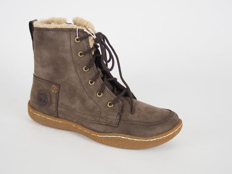 Junior Boys Timberland Grifton Hill 27979 Brown Leather Lace Up Winter Boots