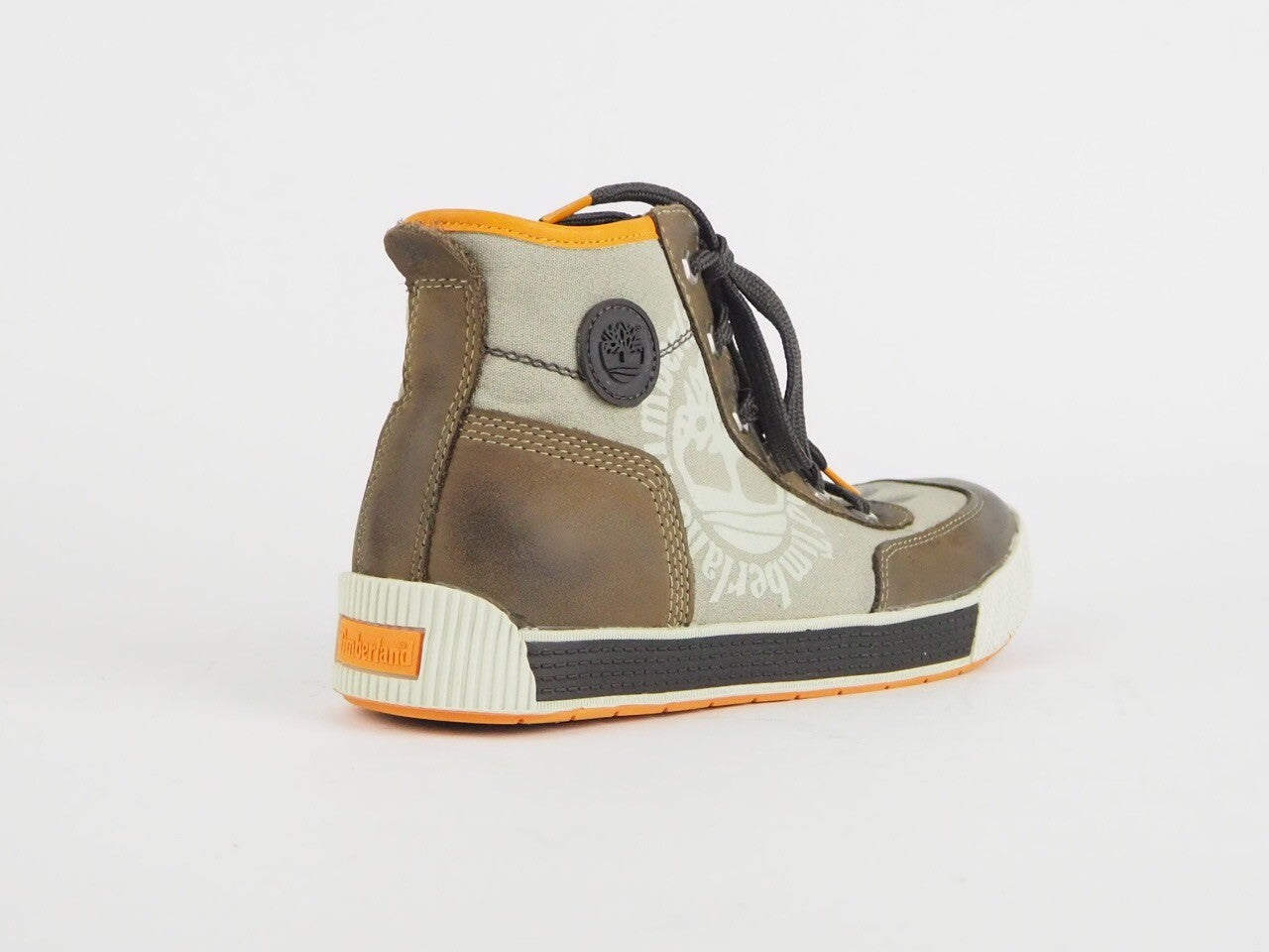 Timberland Ek Crash Blaster 80924 Beige Leather Lace Up Chukka Boots