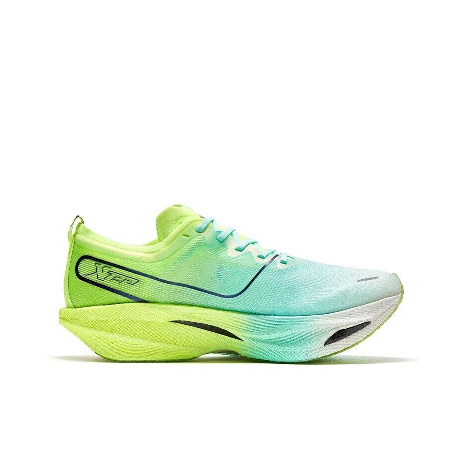 Mens Xtep Ace 160X Pro Mesh Professional Marathon Running Light Blue Shoes  