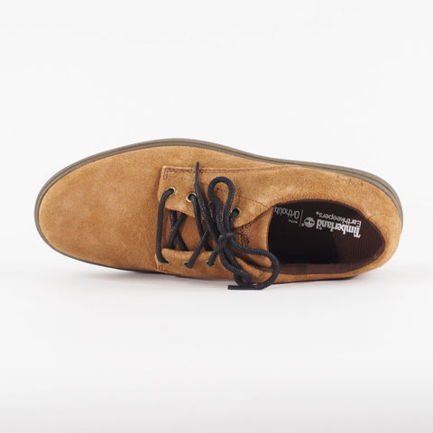 Mens Timberland Hilburn OX 9640A Brown Casual Leather Lace Comfort Walking Shoes