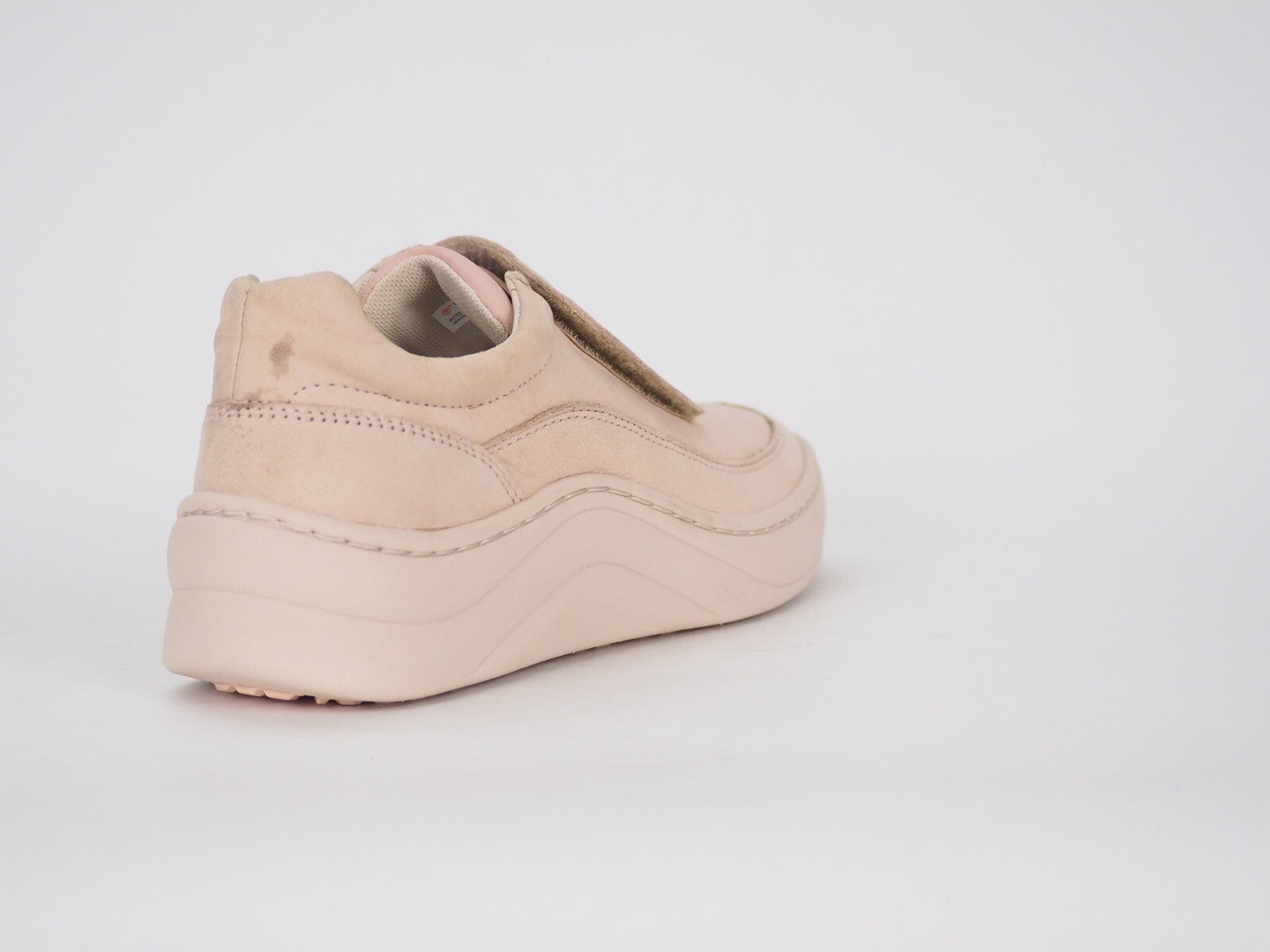 Womens Timberland Ruby Ann A22WN Light Pink Leather Casual Slip On Trainers UK 5